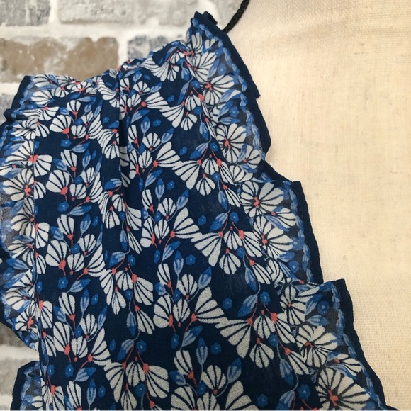 Max Studio Floral Blue Dress Size Medium. New with Tags - Picture 5 of 10